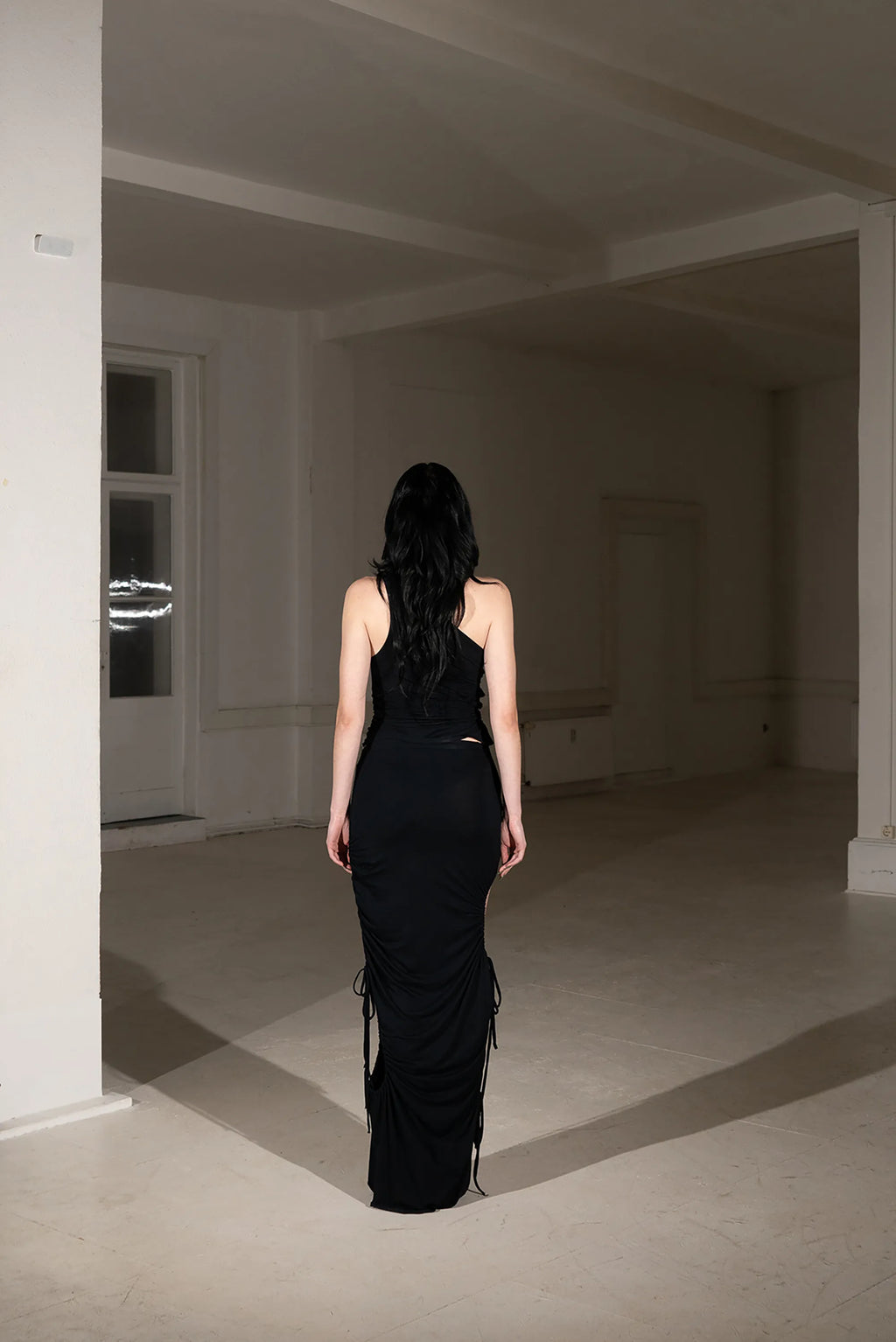 Black Maxi Chaos Skirt