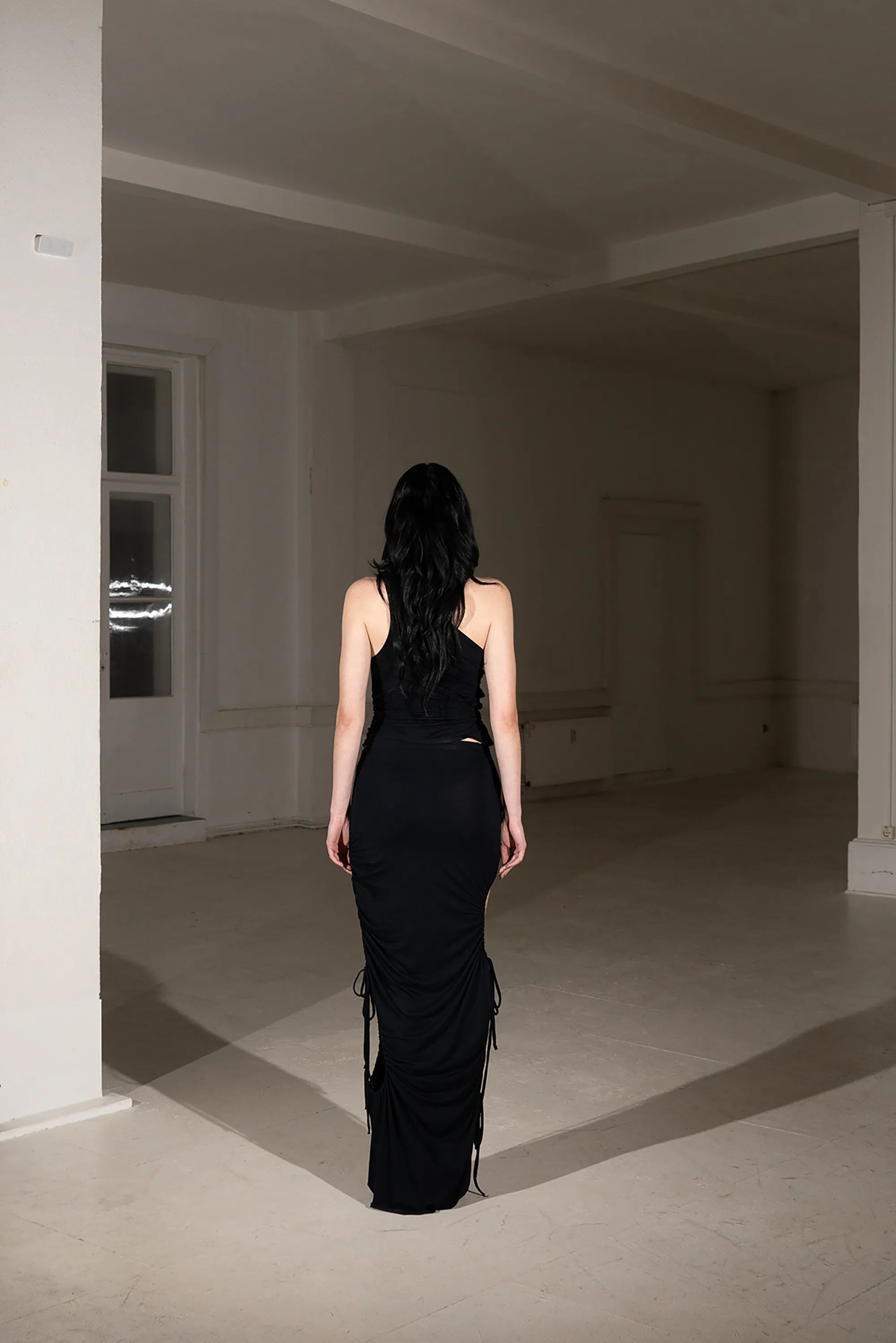 Black Maxi Chaos Skirt